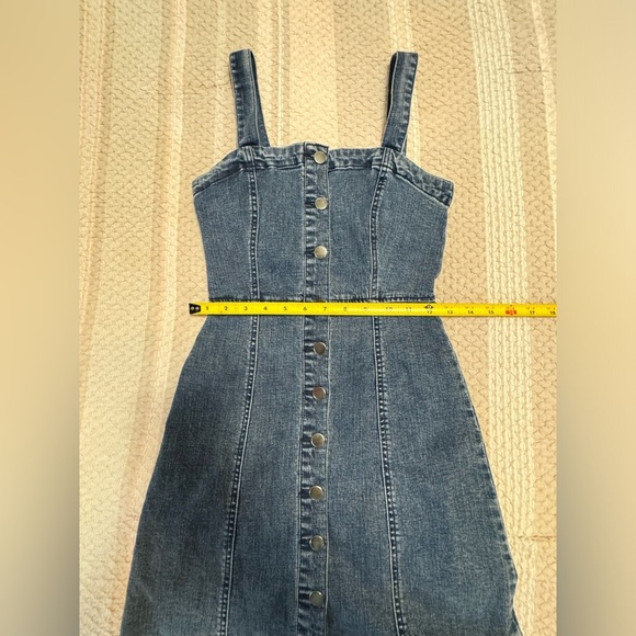 Aéropostale Denim Button-Front Skater Dress - Picture 9 of 13